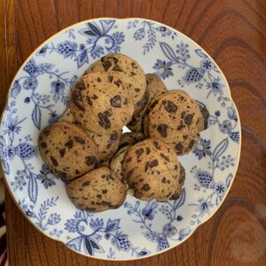 サクサク♪チョコとコーヒーのクッキー